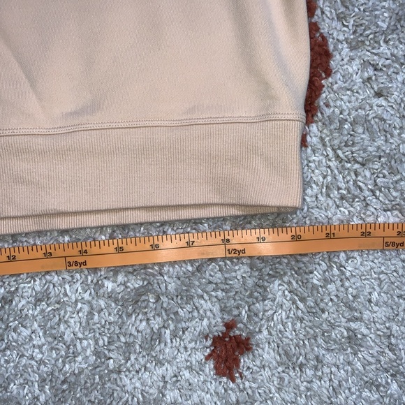 Lululemon- Perfectly Oversized WORDMARK Crewneck- APPROX Sz 8/10- Peachy/Orange - Picture 13 of 16